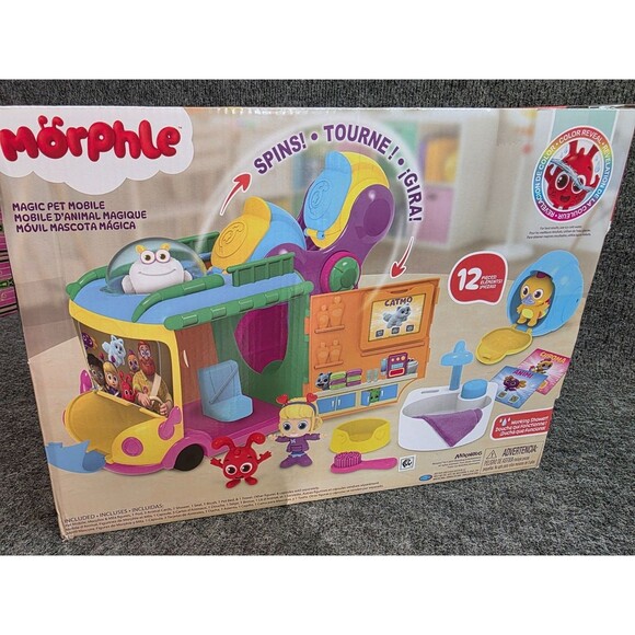 Morphle Magic Pet Mobile Playset 12 Piece Color Reveal Just Play Ages 3 Plus - Picture 5 of 7